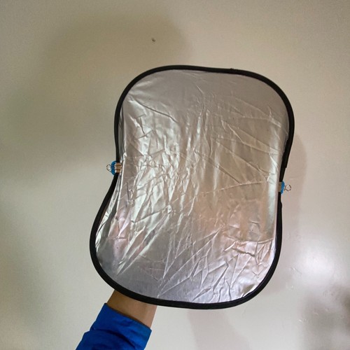 Small Foldable Silver Light Reflector For Photographer Outdoor With Bracket - 第 5/8 張圖片