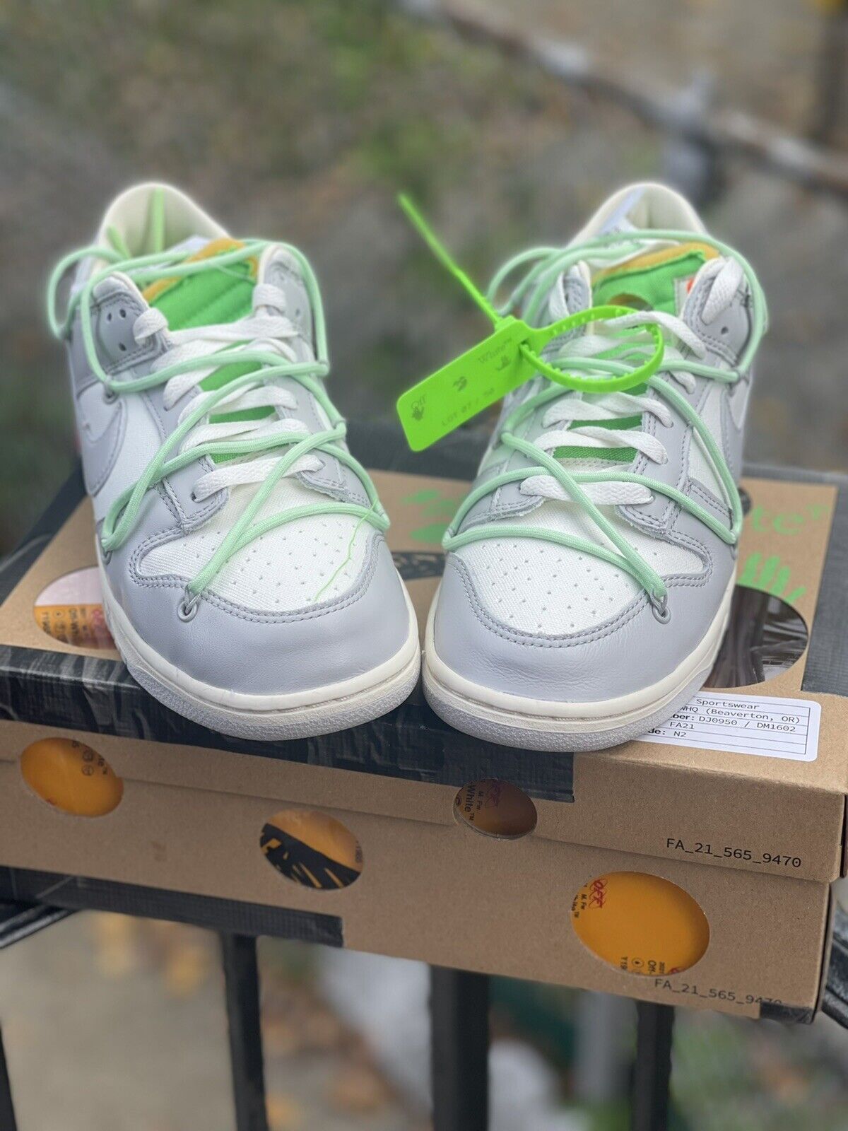 On Feet Quick Review of Nike Dunk Low Off White Lot 20 