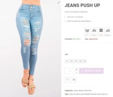 authentic colombian jeans levanta cola