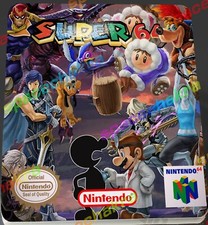 Custom ED64 / Super 64 Label Highest Quality Glossy Laminate Sticker Upgrade N64