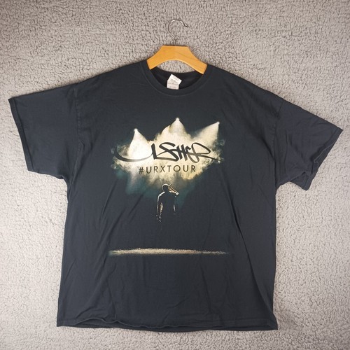 Camiseta Usher 2XL Concierto URX Tour Rap R&B Lovers and Friends Let It Burn - Imagen 1 de 7