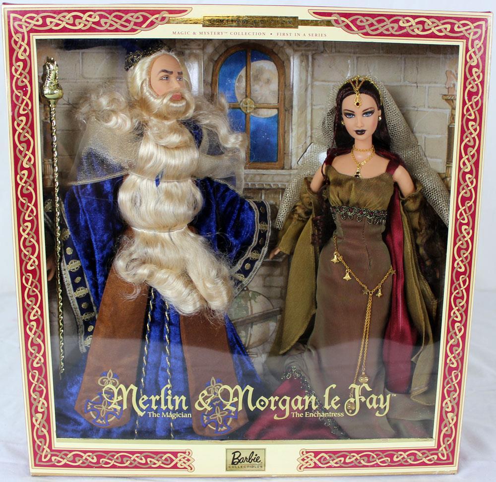 Coleccionables Barbie Barbie y Ken como Merlin & Morgan le Fay Magic & Misterio Coleccionables Barbie Barbie y Ken como Merlin & Morgan le Fay Magic & Misterio