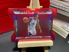 2020-21 Panini Obsidian Pitch Black Electric Etch Red Flood #23 Bradley Beal