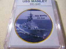 US NAVY - USS Manley DD-940 Challenge Coin 