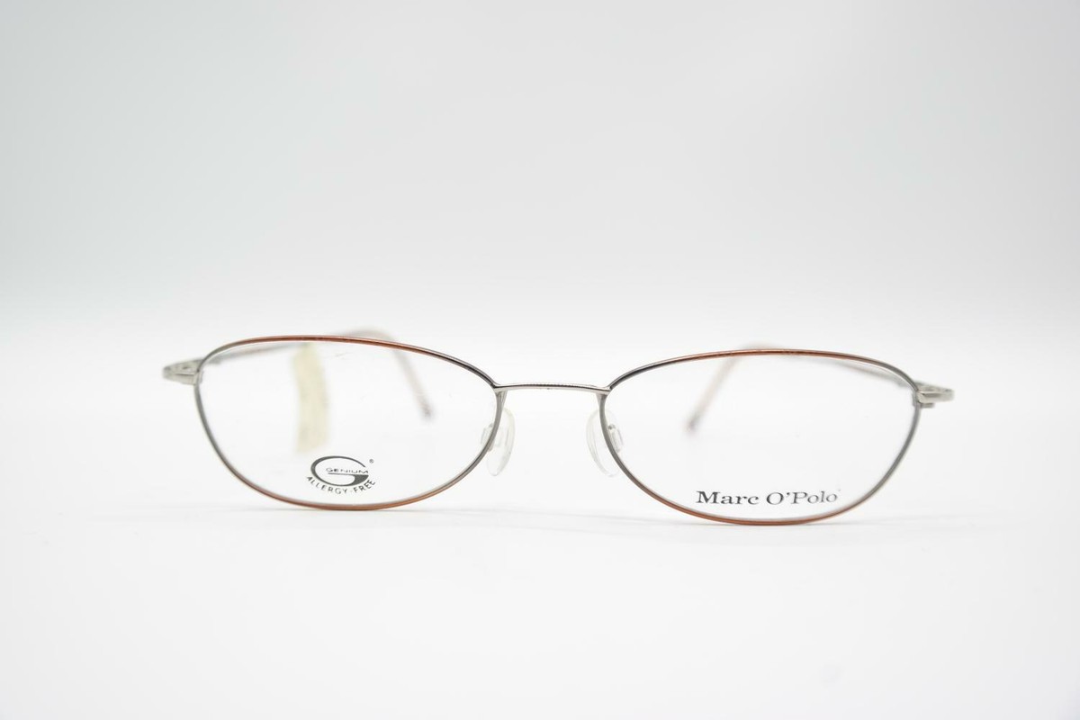 Vintage Marc O Polo by Metzler 3577 Silver Bronze Oval Glasses
