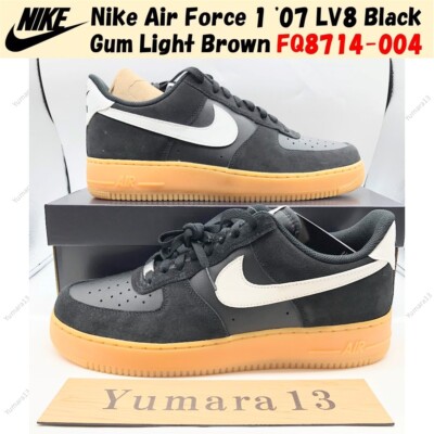 新品 ナイキ AIR FORCE 1 '07 LV8 黒 FQ8714-004 NIKE Air Force 1 '07 LV8 FQ8714 004 Black/Gum Light Brown