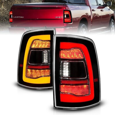 Dodge Ram Anzo LED Tube Rückleuchten schwarz Blinker gelb seq 2009 2010 2018