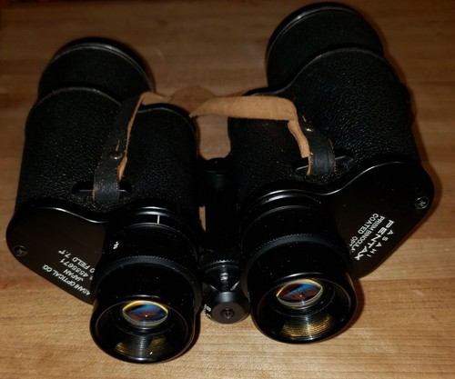 VTG Asahi Pentax Prism Binoculars Coated Optics 7x50 Field 7.1 Fast Free Ship . - Picture 3 of 10