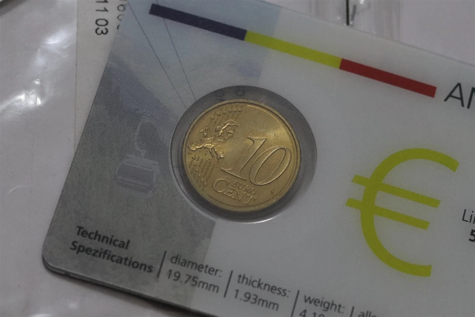 🧭 🇦🇩 ANDORRA 10 CENTIMES 2014 CARD LIMITED EDITION B62 #63 CG36 - Image 3 of 4