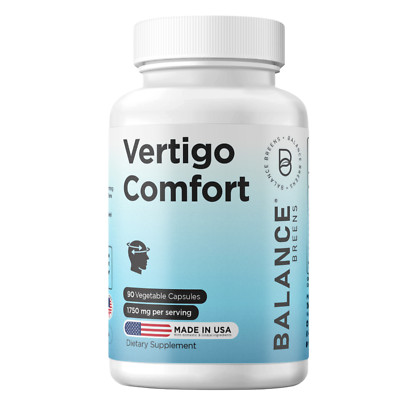 Vertigo Relief Supplement 1750 Mg -Inner Ear Balance - Motion Sickness, Dizzines