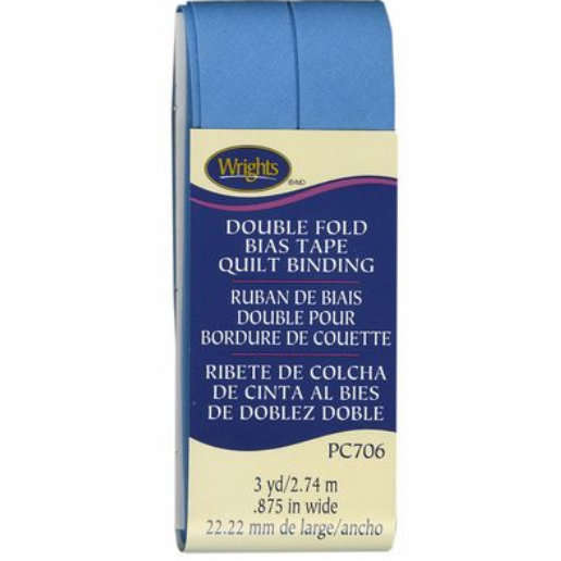 Wrights 7/8" Double Fold Bias Tape Quilt Binding 3Yards Pick Color