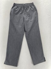 Jaanuu Essential Drawstring Scrub Pants Women's XS Gray Stretch Split Ankle NWT