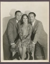 Fay Wray,William Powell,Hal Skelly 1930 LINEN BACK Photo Behind The Makeup J2907