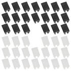 40 Pcs Bar Stool Floor Protectors Mat Legs of Chairs Rubber Foot Sets