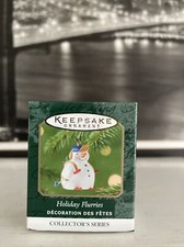 Holiday Flurries #3 ~ Hallmark Keepsake ~ Miniature ~ 2001 Snowman