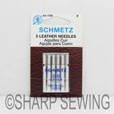 5PK SCHMETZ LEATHER SEWING MACHINE NEEDLES