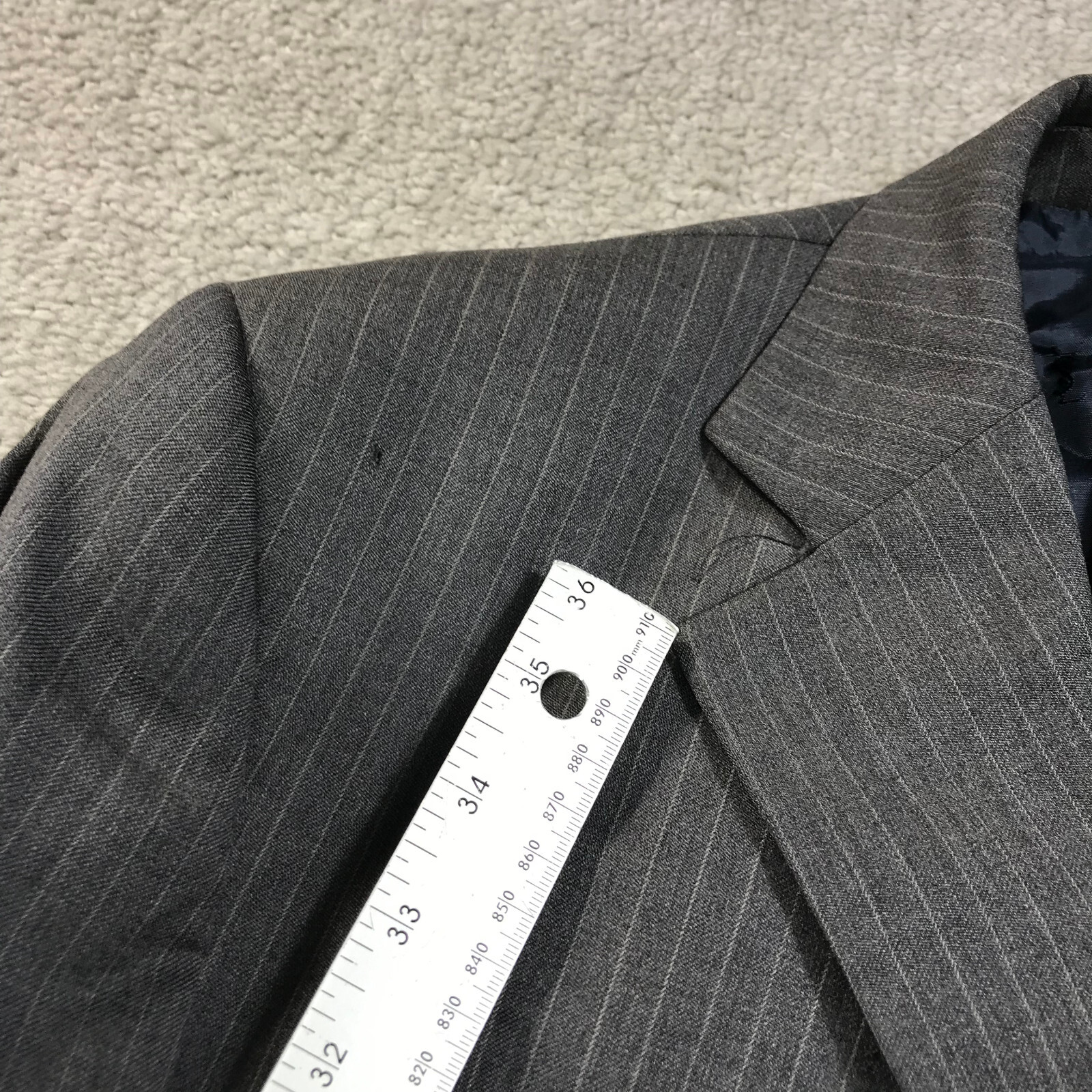 Yves Saint Laurent Blazer da uomo 54 R cappotto sportivo giacca di lana tuta a due bottoni