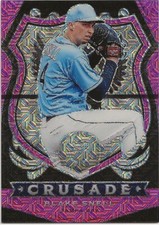 2020 Panini Crusade Purple Mojo Blake Snell /75 #15