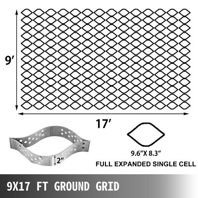 Geocell Geo Grid Ground Gravel Grid Honeycomb Drain Hole Black Outdoor Geogrid