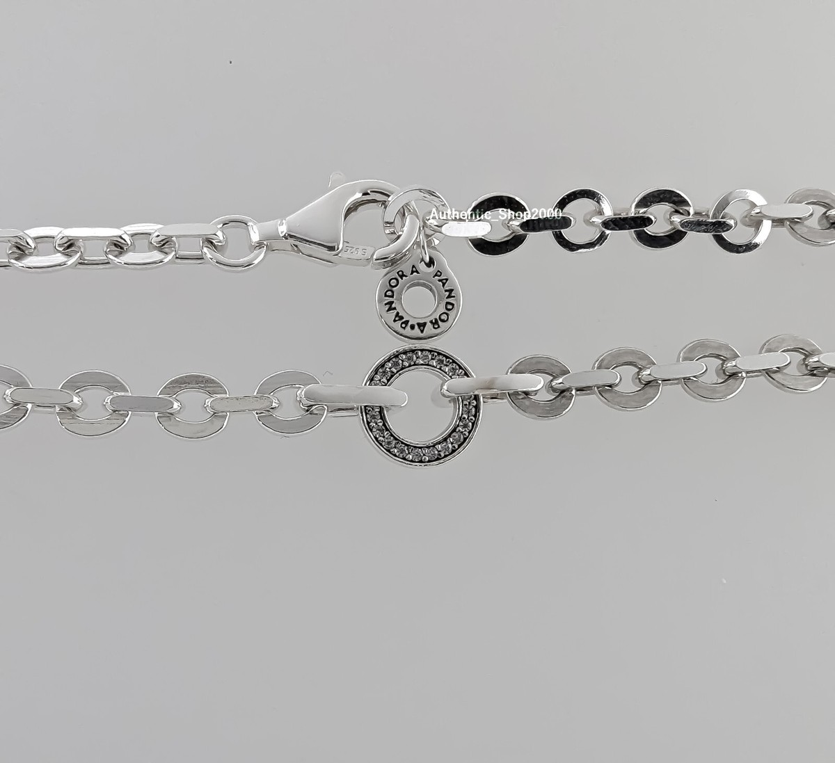 NEW 100% Authentic PANDORA 925 Signature Logo Pavé Bold NEW 100% Authentic PANDORA 925 Signature Logo Pavé Bold