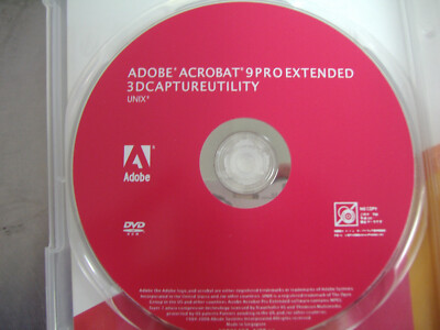 Adobe Acrobat 9 Pro Extended Windows PC Liceensed for 2 PCs
