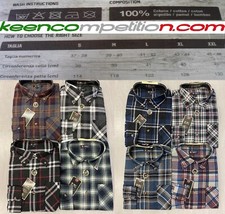 ★ CAMICIA UOMO IN FLANELLA STAMPATA FELPATA INVERNALE 100% COTONE M L XL XXL ★