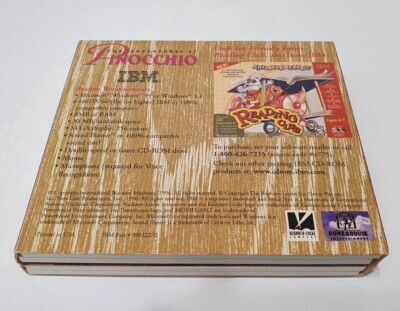 The Adventures Of Pinocchio The Movie Game IBM PC Windows CD-ROM