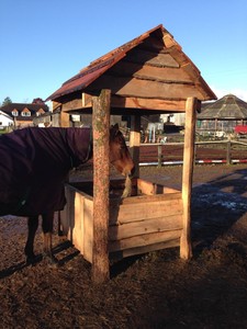 Paddock Horse Hay Feeder Hayhut Shelter Ebay