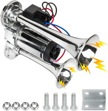 Tromba D'Aria 12V 150 Db Con Compressore, Trombe Auto, Clacson per Camion, 