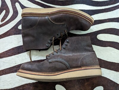 Red Wing J Crew 4573 10 D Chocolate Brown Muleskinner Made in USA