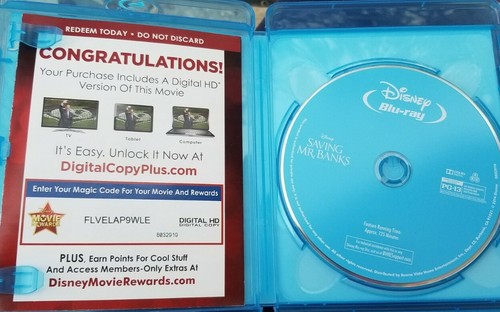 Saving Mr. Banks (Walt Disney Blu-ray + Digital code) (Tom Hanks, Emma Thompson) - Picture 3 of 3
