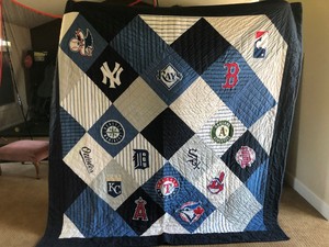 Full Size Pottery Barn Baseball Quilt Ebay