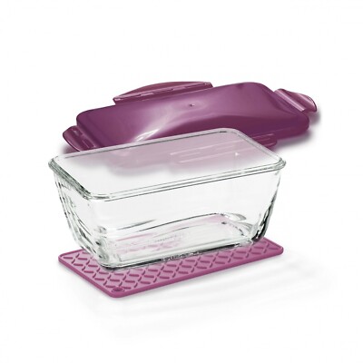 Genius Nicer Dicer Chef S Glasschüssel Set 3tlg backofengeeignet Schüssel Deckel