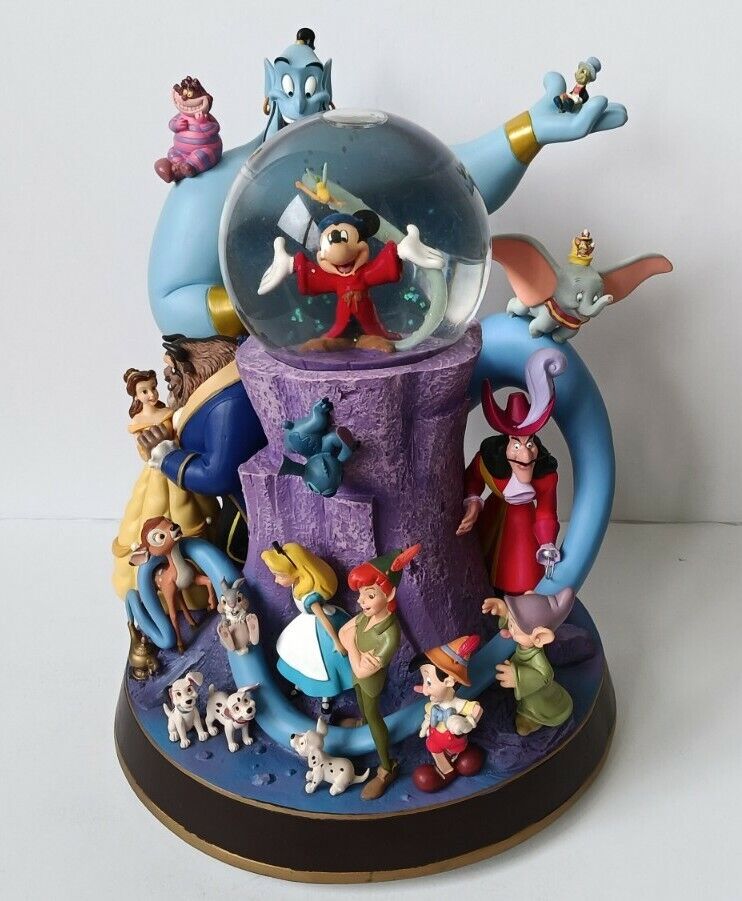 Disney Wonderful World Of Disney Snow Globe Snowglobe w/box Disney Wonderful World Of Disney Snow Globe Snowglobe w/box