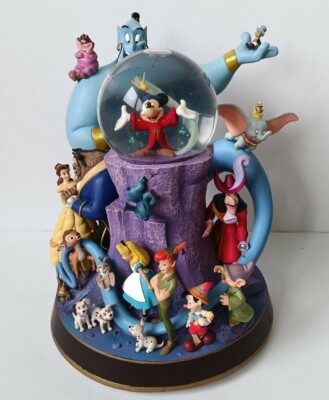 Disney Wonderful World Of Disney Snow Globe Snowglobe w/box music