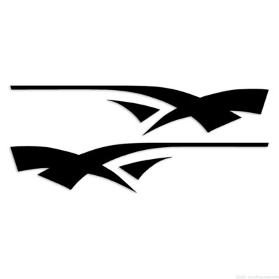 Pinstripe Pair Set - Decal Sticker - Multiple Colors & Sizes - ebn7432