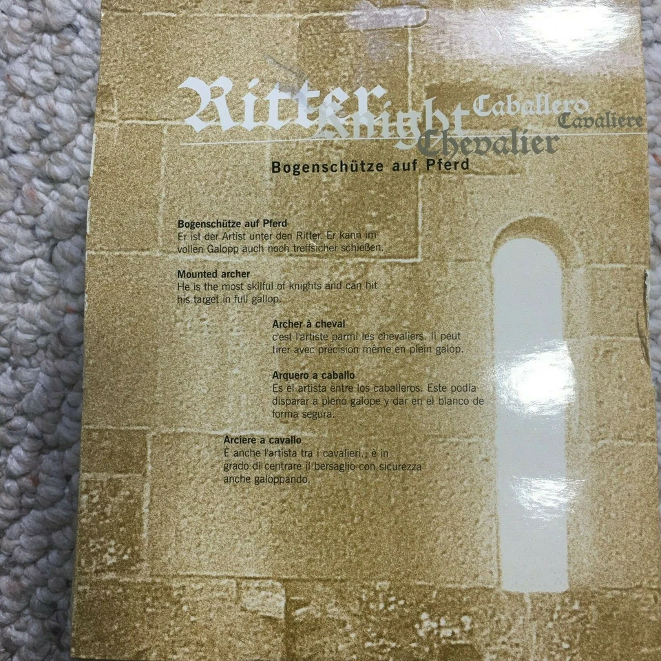 Brasão de armas Schleich leão arqueiro montado (figura 70031) - Imagem 2 de 4