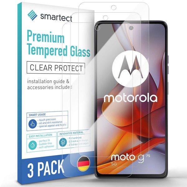 3X Schutzglas Panzerfolie Klar FüR Motorola Moto G75 5G Displayschutz Hartglas-image
