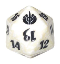MTG Magic Spindown Die - Mirrodin Besieged White - Lightly Used