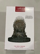 2022 Hallmark THE IRON THRONE Game of Thrones MAGIC Sound Christmas Ornament NEW