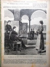 L'illustrazione Popolare 4 Luglio 1897 Garibaldi Vittoria Duse Biciclette Candia