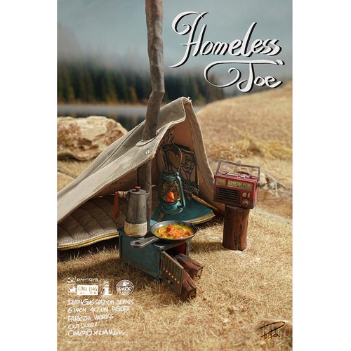 COALDOG x Damtoys Pes027 Death Gas Station Series-Homeless Joe Figure - Picture 9 of 9