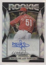 2019 Panini Prizm Rookie Blue Wave 24/60 Enyel de los Santos #RA-ED Auto no9