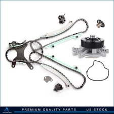 ✔Timing Chain kit + Water Pump + Engine Coolant Thermostat For Dodge Durango