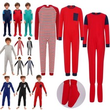 Kids Boys Girls Long Sleeve Striped Romper Adaptive Clothing Zip Back Jumpsuits