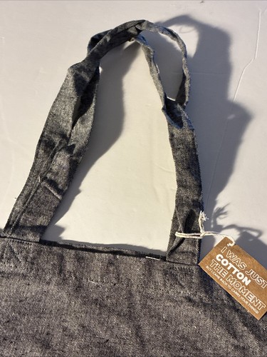 ✅NEW J.P. Morgan Canvas Swag Gray Tote Shopping Book Trader Bag +Pen🖊️ - Picture 4 of 6