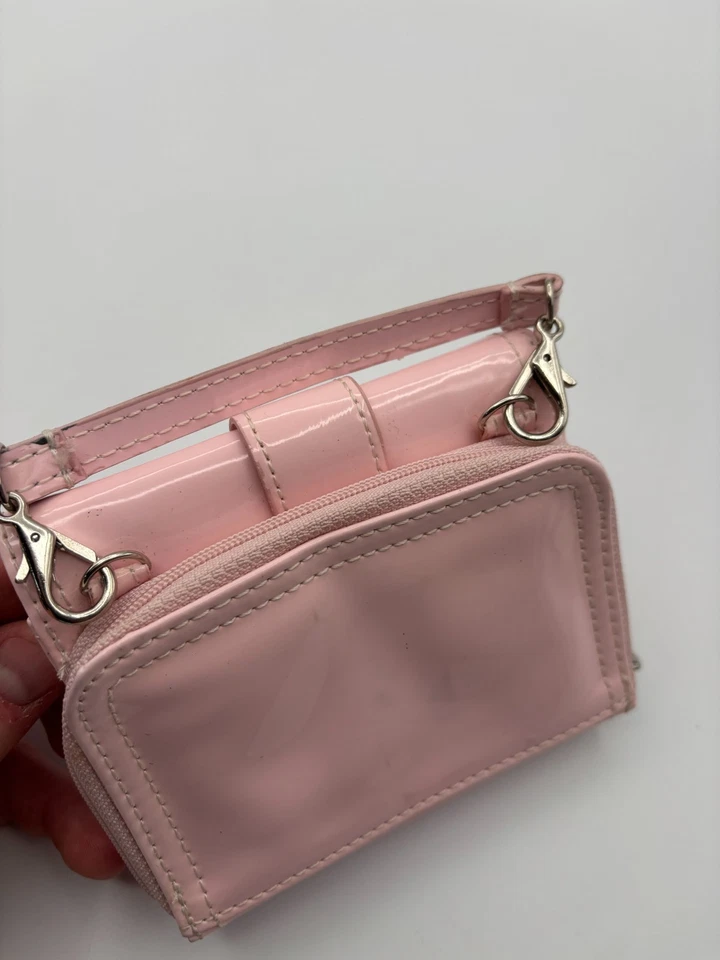 "Funda billetera/cámara 5"" - Muñequera de cuero rosa - de Vituri" Foto 4 de 4