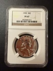 1955 Franklin Proof Half Dollar 50C - NGC PF 67 - Philadelphia