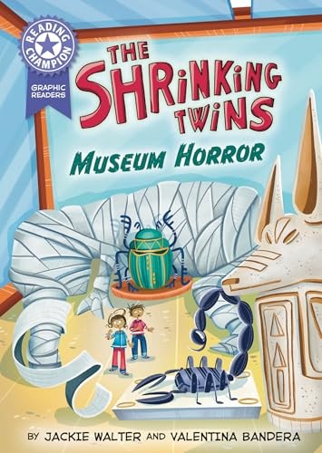 Reading Champion: Graphics: The Shrinking Twins: Museum Horror: Book band Purpl