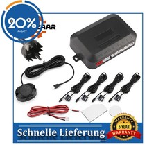 Einparkhilfe 4-Sensoren hinten Parkhilfe Nachrüsten PDC Universal Schwarz Auto